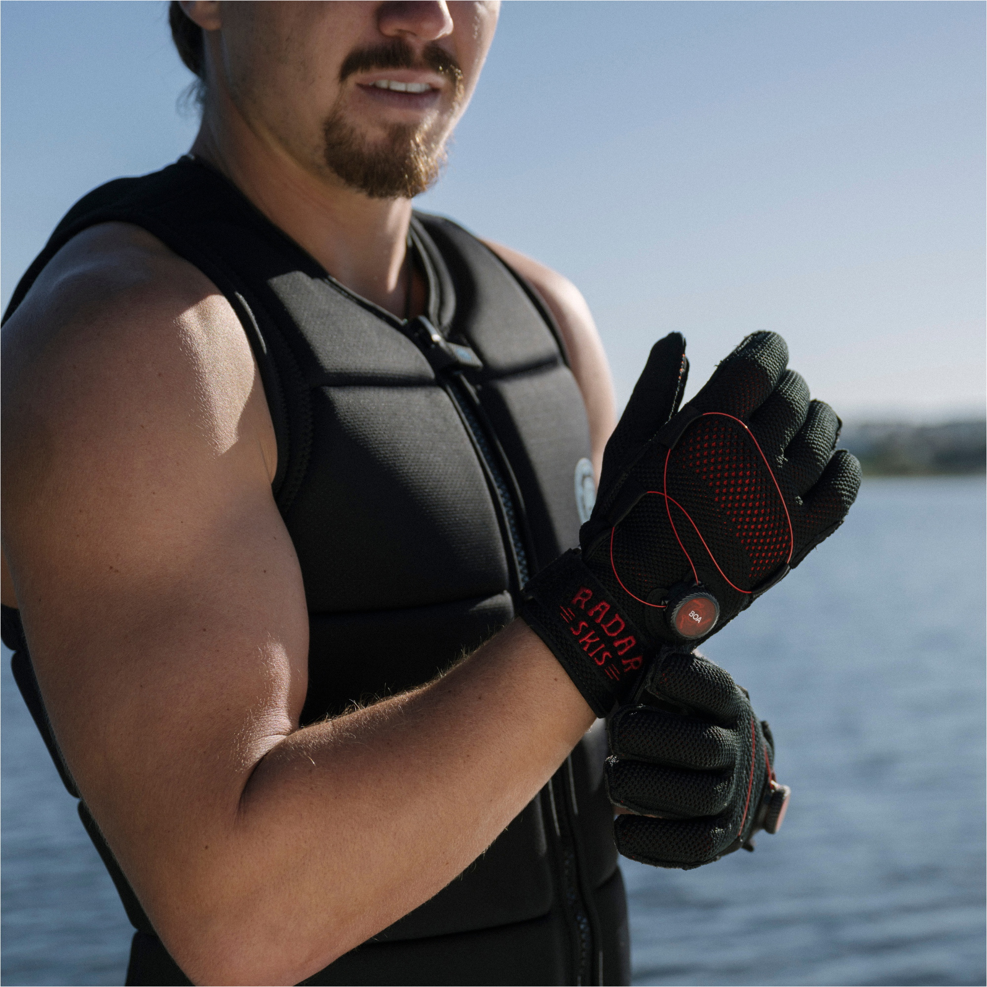 Radar Black 2026 Gants Airknit K Boa R24GL-AIR - / Red